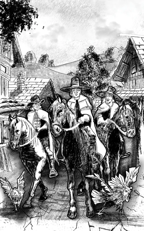 Illustration by Andrew Schwilling for Chapter 14: Heresy