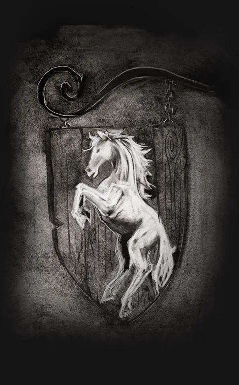 Illustration by Andrew Schwilling for Chapter 1: The White Horse Inn